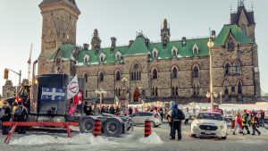 protesta en Canadá