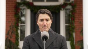 caída del primer ministro de Canadá