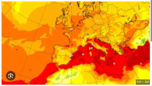 olas de calor en Europa