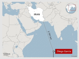 alcance de los misiles de Irán